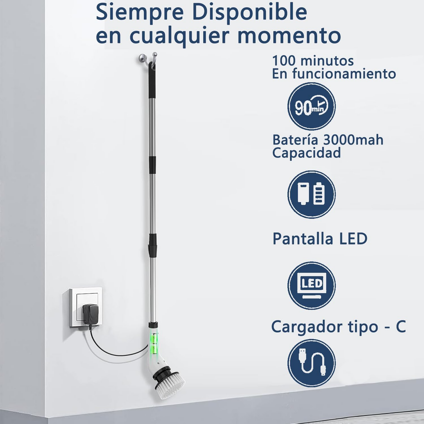 SpinClean™ 9 en 1 | Cepillo Eléctrico Automático