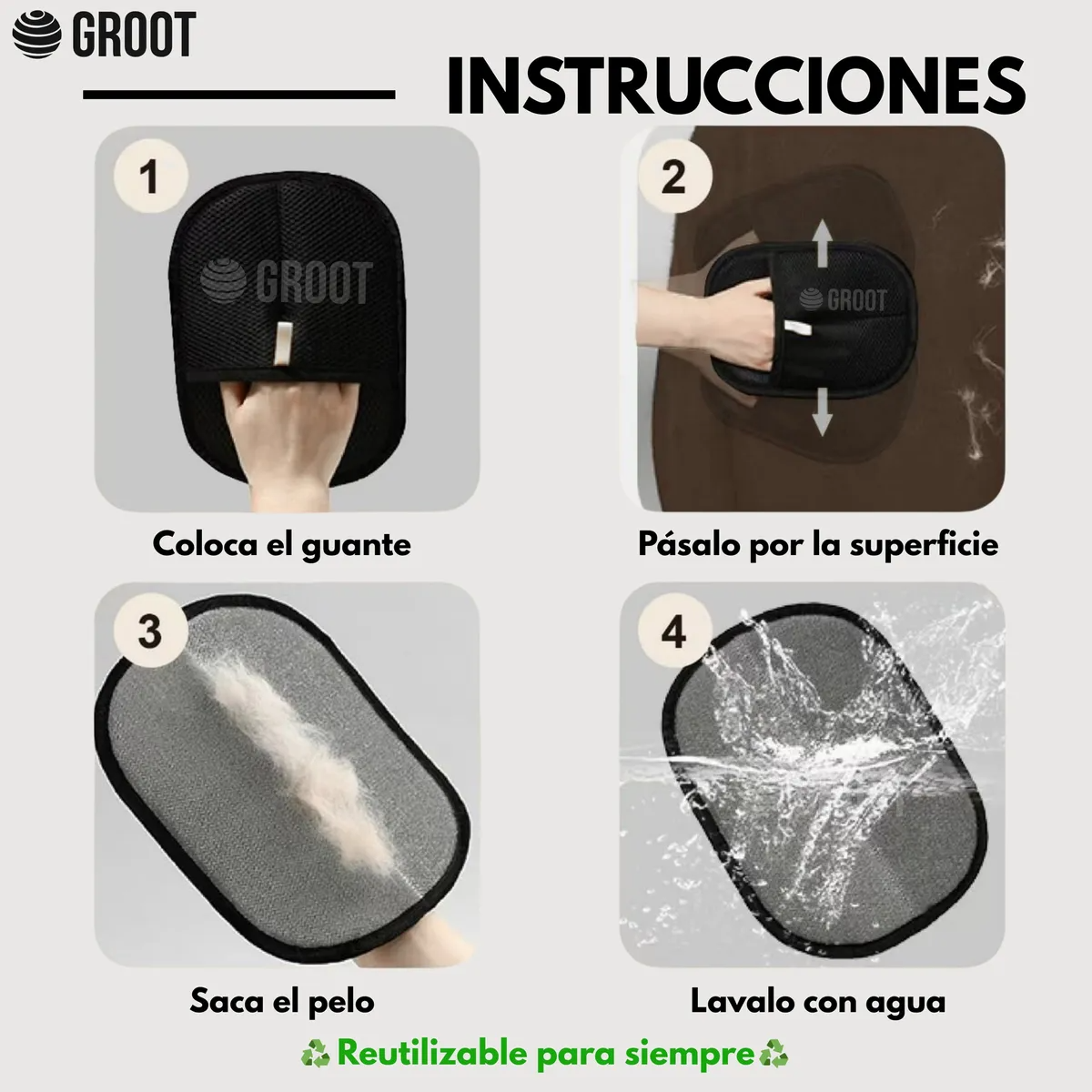 PetClean™ — Guante Quitapelos Ecológico