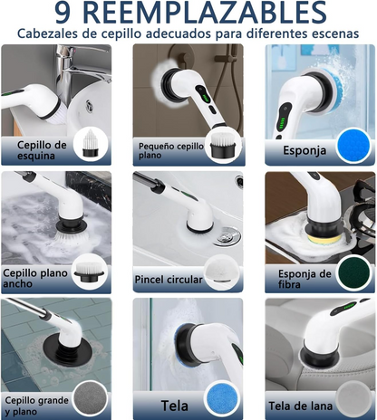 SpinClean™ 9 en 1 |   Cepillo Eléctrico Automático