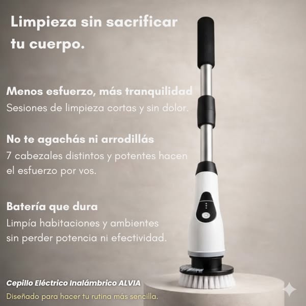 SpinClean™ 9 en 1 |   Cepillo Eléctrico Automático