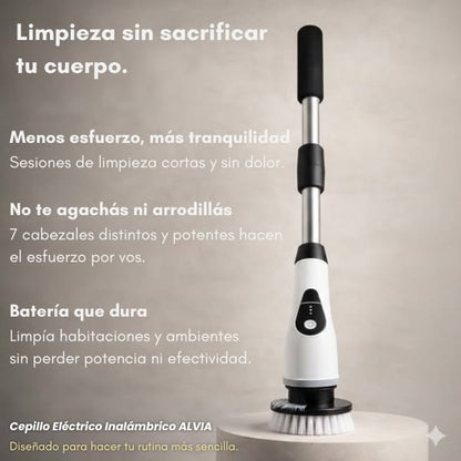 SpinClean™ 9 en 1 |   Cepillo Eléctrico Automático