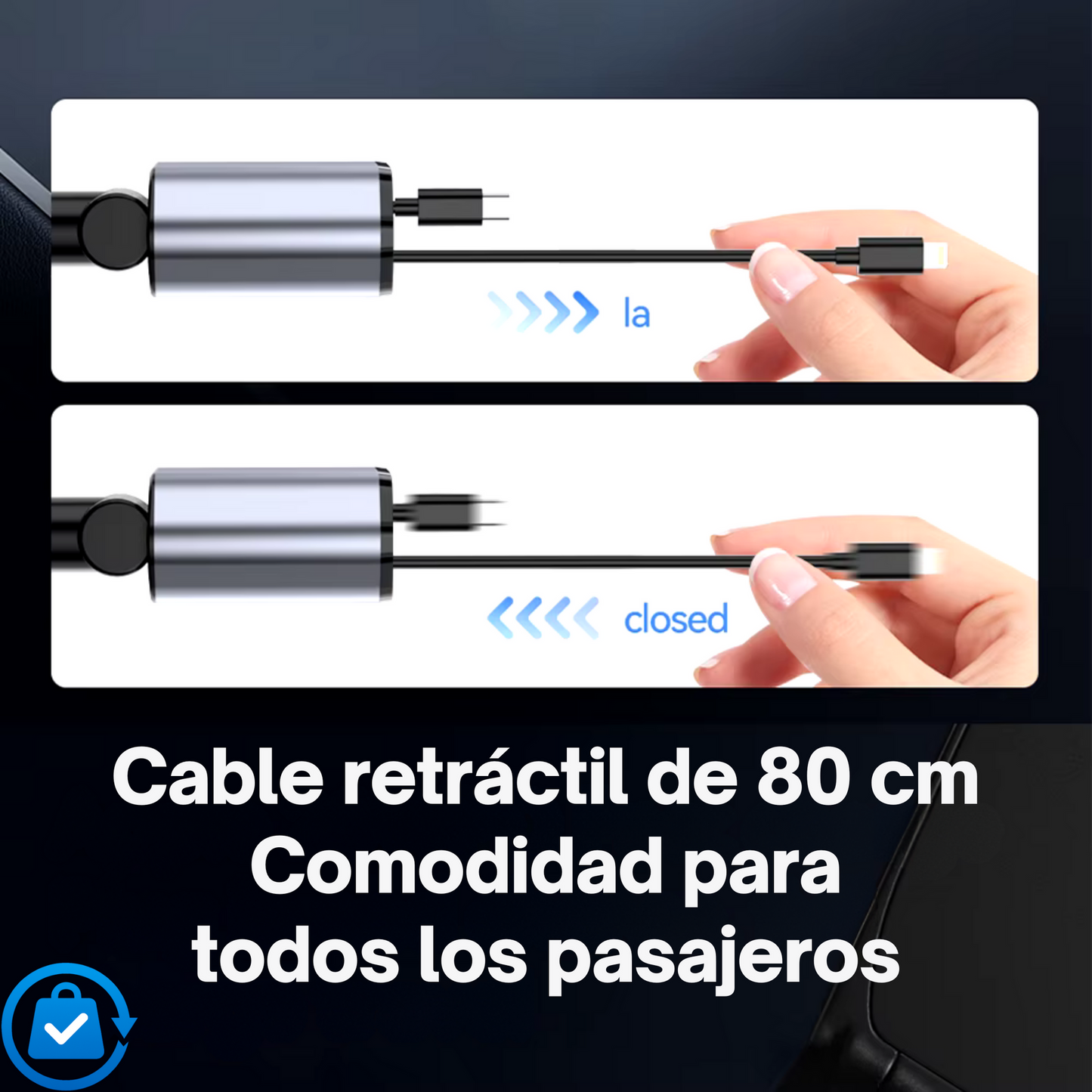 AutoVolt™ Cargador Coche iPhone & Android – Alta Calidad Premium®