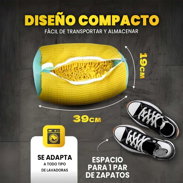 LavaZap® Bolsa para Lavar Todo Tipo de Zapatos