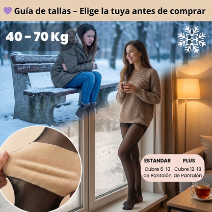 Panty Térmica Translúcida ❄️🔥Calor de Legging por solo tu mejor precio del invierno🔥