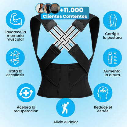 PosturePro™ Corrector de Postura Ergonómico Premium