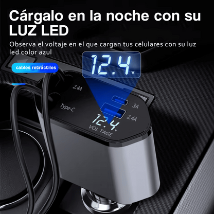 AutoVolt™ Cargador Coche iPhone & Android – Alta Calidad Premium®