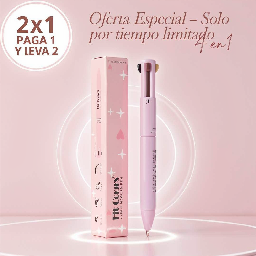 MakeUp Pen™ – Lápiz de Maquillaje 4 en 1   Oferta 2x1 – ¡El Más Solicitado!