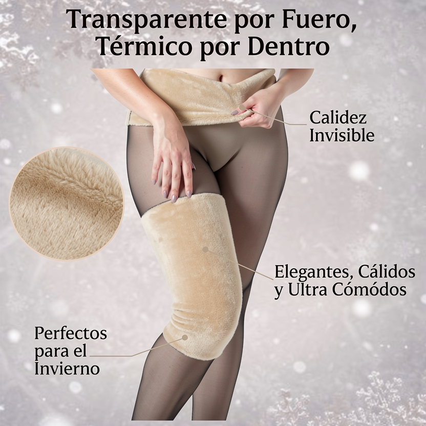 Panty Térmica Translúcida ❄️🔥Calor de Legging por solo tu mejor precio del invierno🔥