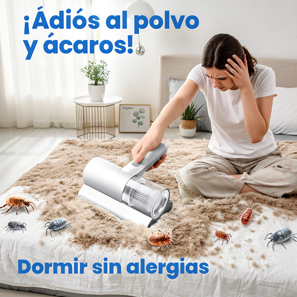 Aspiradora™ Anti-Ácaros | Elimina ácaros y alergias al dormir