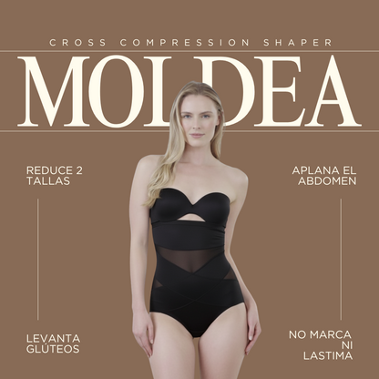 Faja con efecto reductor que define la silueta y realza los glúteos