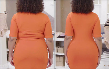 Faja con efecto reductor que define la silueta y realza los glúteos